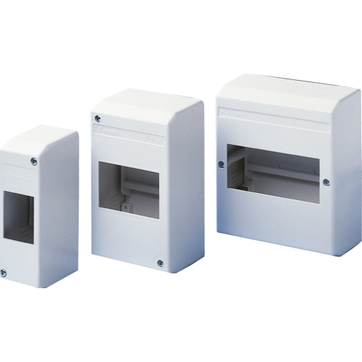 Kleine modulekast 2 delingseenheden met N-/PE-Klemme