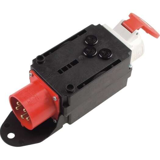 CEE-adapter 1xCEE-stekker en 1xCEE-stopcontact