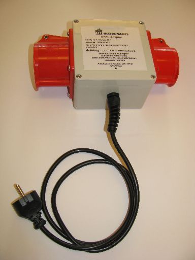CEE 16/32A-adapter voor 3-fase DUTs