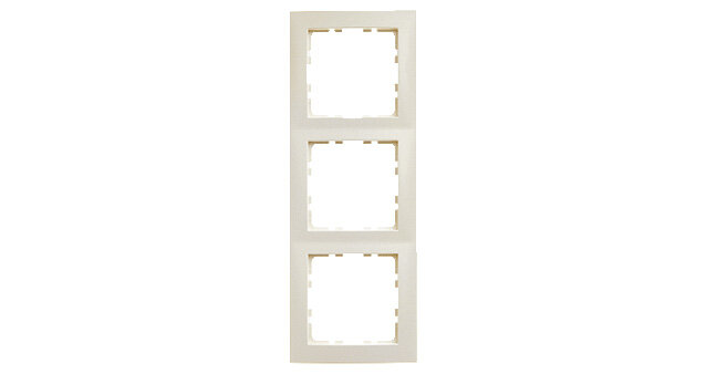 Berker afdekraam 3-voudig S1 creme glans (10138982)