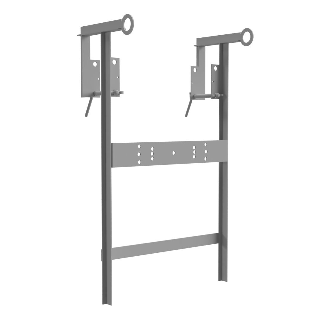 SETO kraanframe T-P, gegalvaniseerd staal