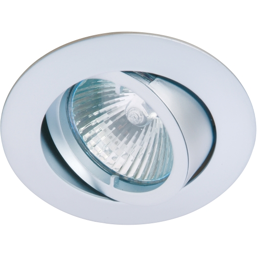 DELUNA® Aluminium-inbouwspot BAJONETT kantelbaar chroom mat