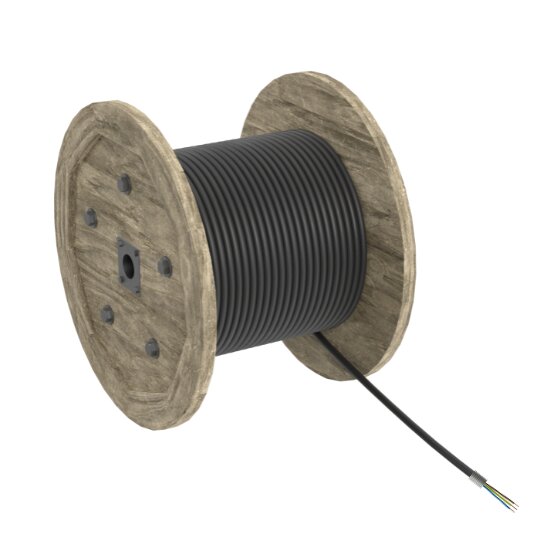 MonFlex 500 meter haspel flexbuis voorbedraad 16mm 3G2,5mm