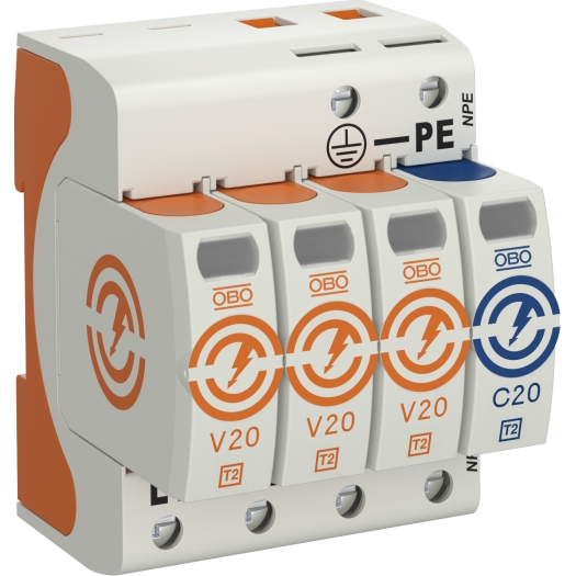 OBO overspanningsbeveiliging "V 20-C/3"