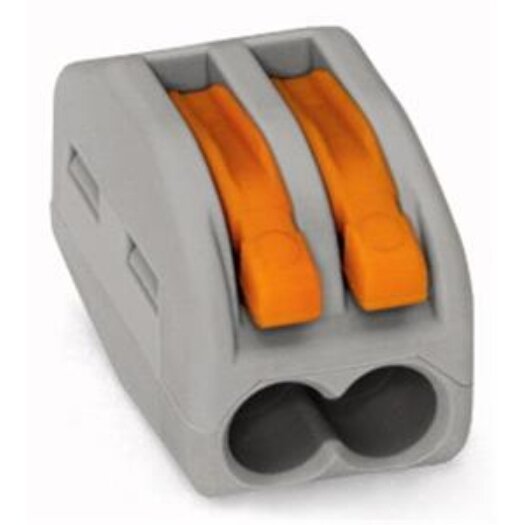 Verbindingsklemmen WAGO "222" 2 x 0,08 - 2,5 / 4 mm²