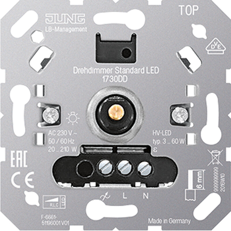 Jung draaidimmer standaard LED (1730DD)