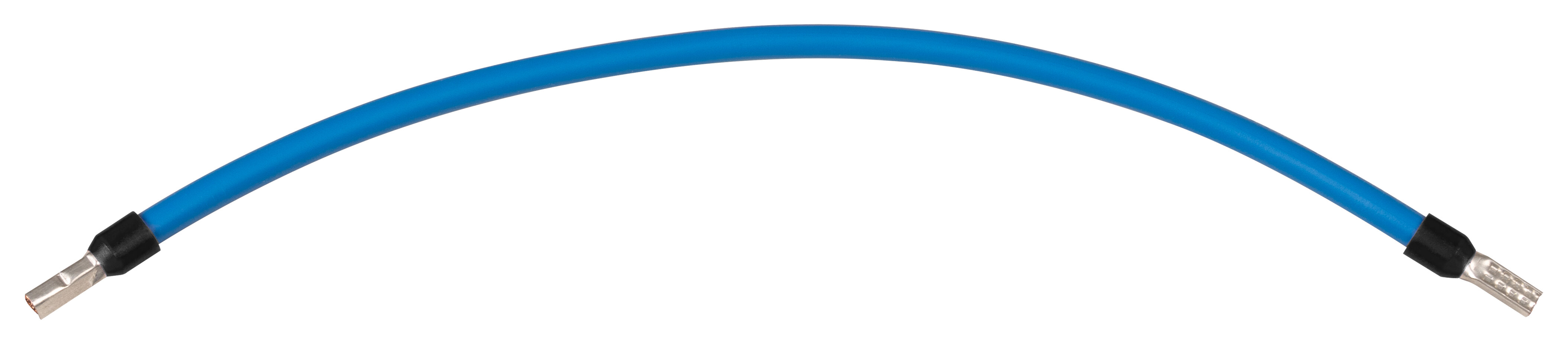 Bedradingsbrug beide zijden met 11 mm adereindhuls 6 mm² blauw 480 mm