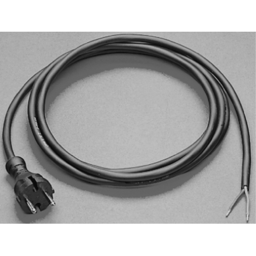 Aansluitsnoer H07RN-F 3 G 2,5 mm² centrale stekker 1,5 meter