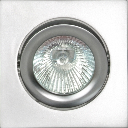 Inbouwspot DESIGN-CLIP-VIERKANT kantelbaar chroom mat