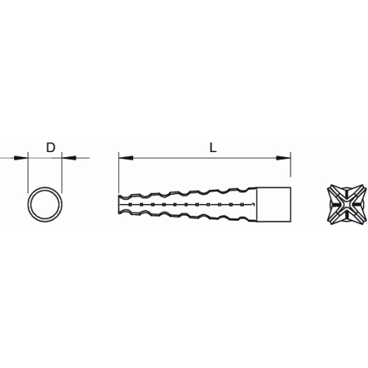 Metalen expansieplug 5x30mm, St, GTP