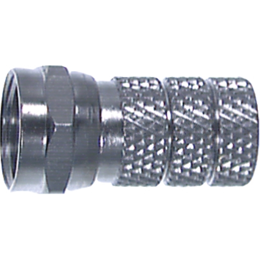 F-connector met schroefaansluiting CFS 1, voor kabel-Ø 6,5 mm