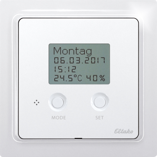 Draadloze sensor tijdschakelaar helder wit