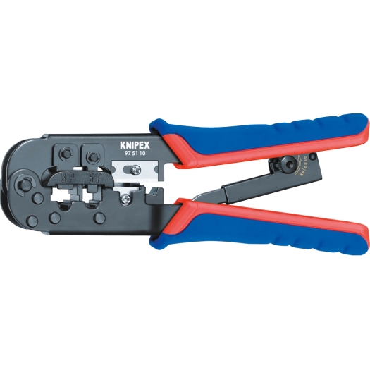 Knipex krimptang telefoon- en netwerkstekkers 190 mm