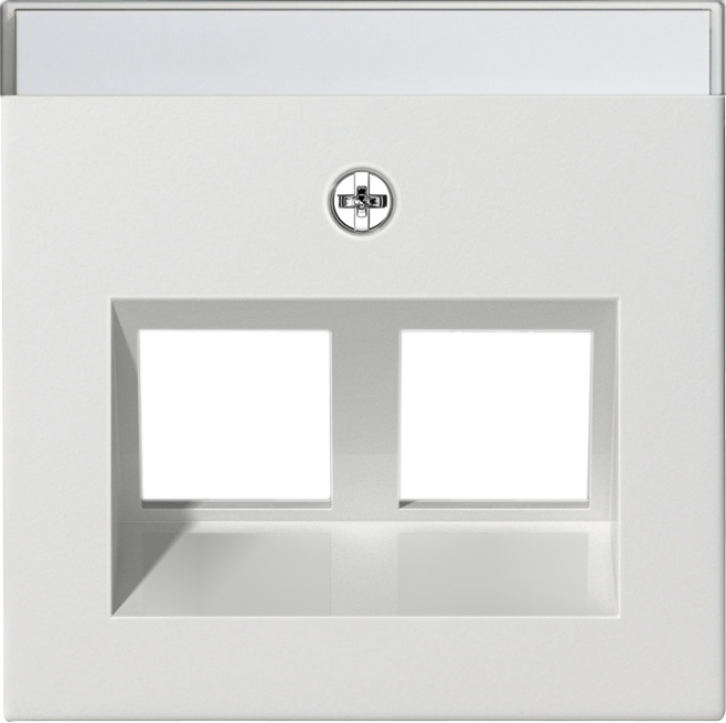 Gira afdekking 30° + TK draagring MJ 2-voudig System 55 ZWG