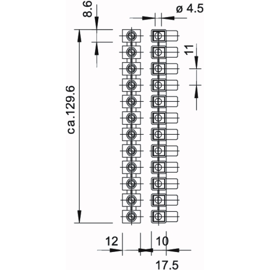 Dolü kabelschoen éénzijdig gesloten 2,5mm², PA, gesorteerd