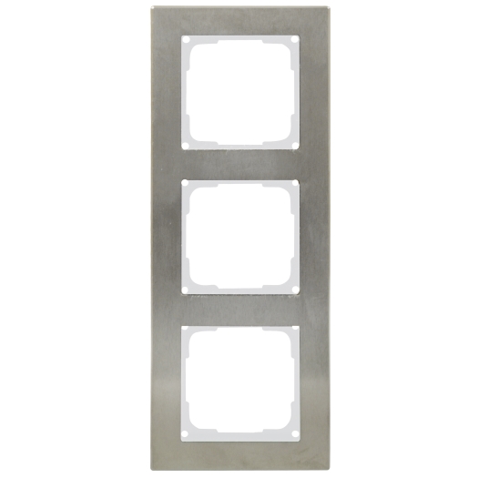 OPUS 55 Fusion edelstalen afdekraam 3-voudig wit