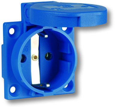 Machinecontactdozen IP 54 blauw