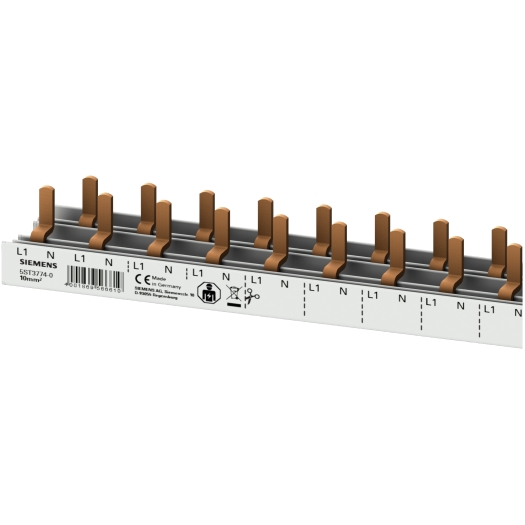 Compacte pinrail, 10mm2