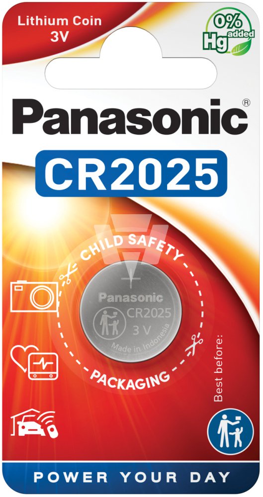 lithium knoopcellen CR- 2025