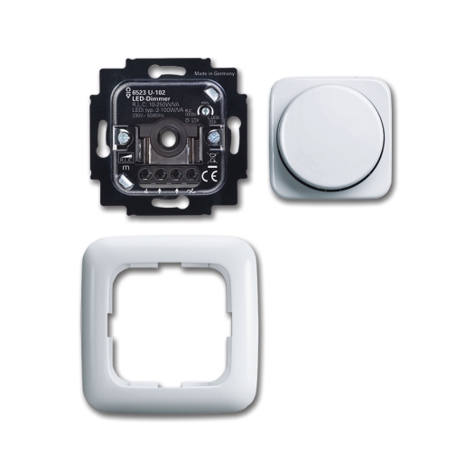 Busch draaidimmer LED, complete set
