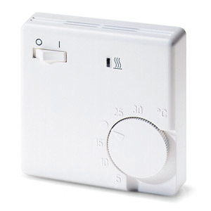 Ruimteregelaar, 5-30C, AC 230V, 1 Oe, 16 A, Aan/Uit, lampverwarming, met TA ca.5K