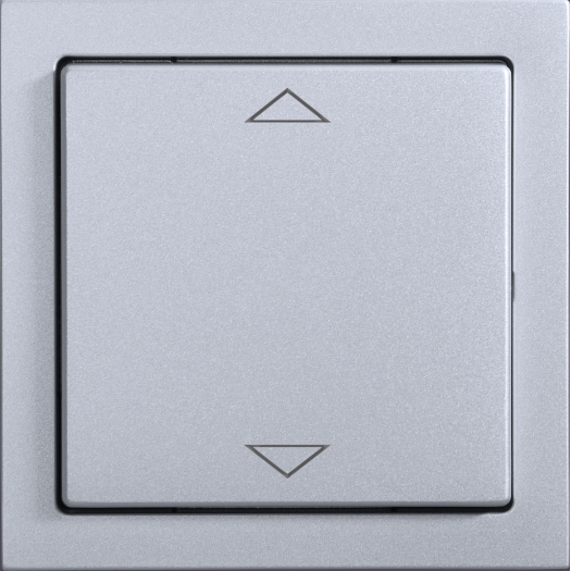 OPUS® Wandzender Busch-Jaeger met bedieningselementen met pijl alu - zilver