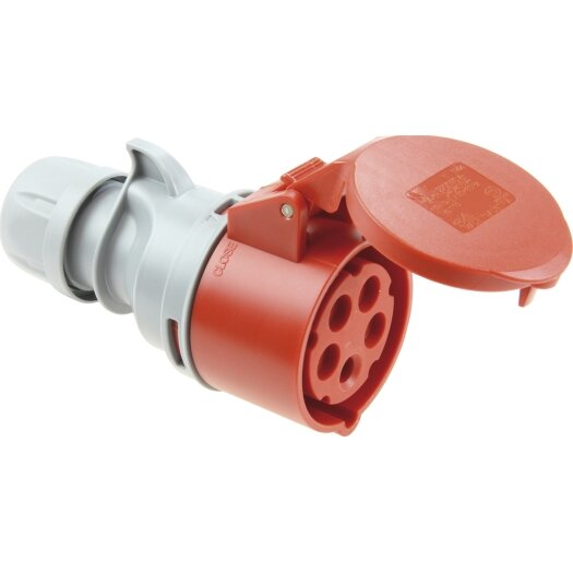SIROX CEE-contrastekker 16 A, 5-polig, 400 V, 6 h, IP 44, SIROX-KLICK