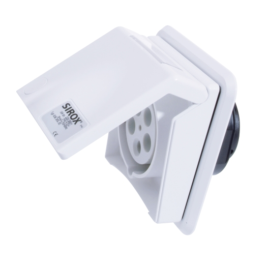 SIROX® CEE inbouwwandcontactdoos, 5-polig, 400 V, 6 h 16 A, crème SIROX® CEE inbouwwandcontactdoos, 5-polig, 400 V, 6 h 16 A, crème