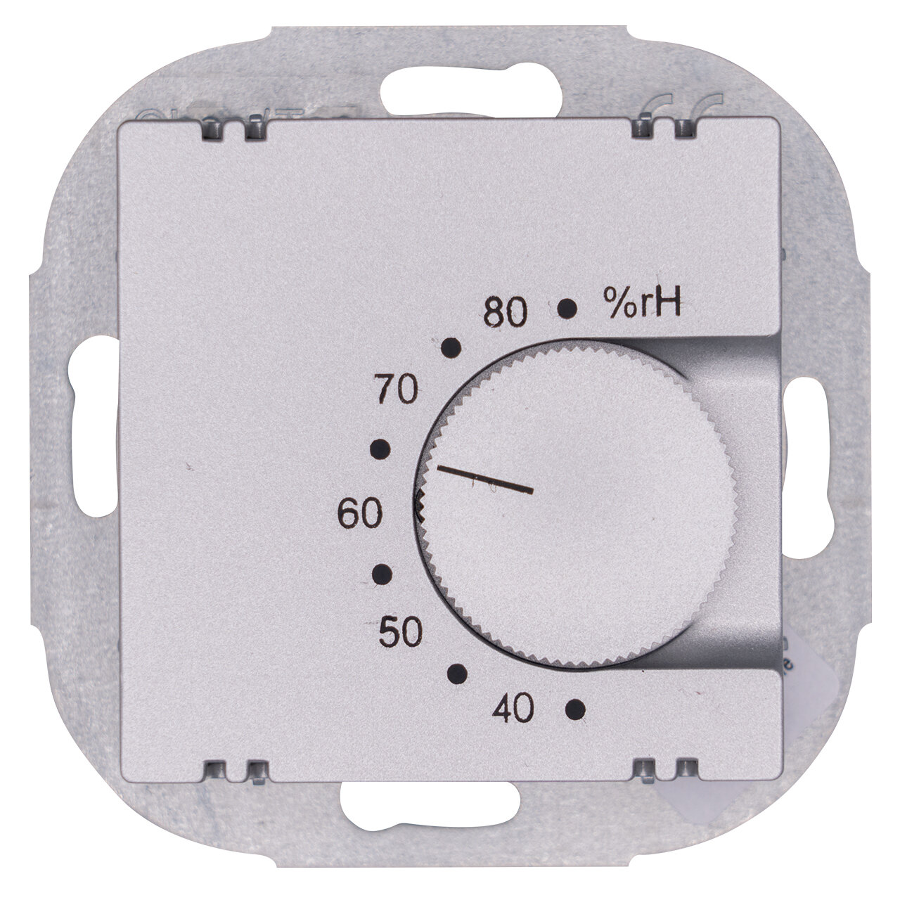OPUS® 55 hygrostaat alu - zilver - zijdeglans