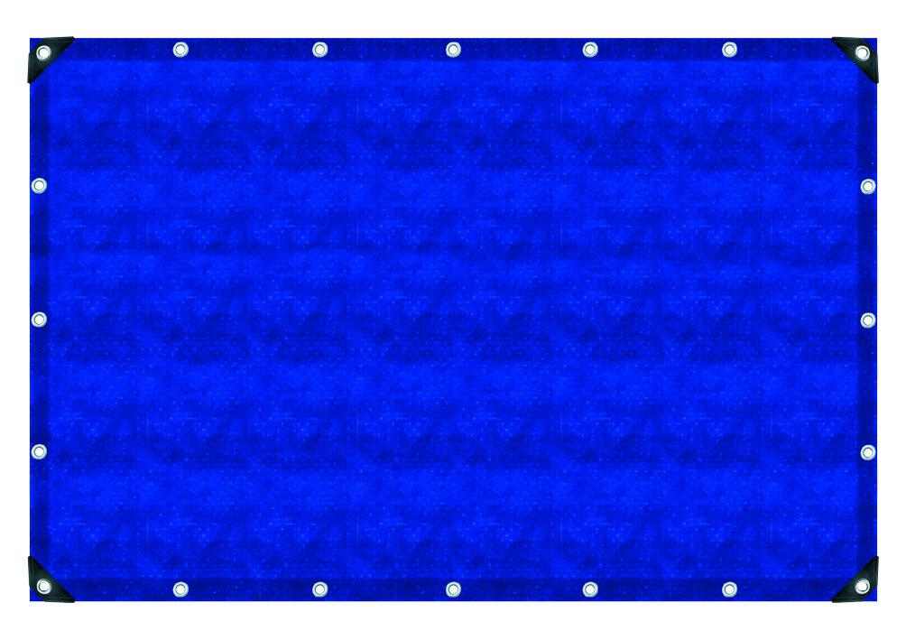 Container afdekzeil 180, blauw, 3 x 4 meter, scheurvast, weer- en UV-bestendig