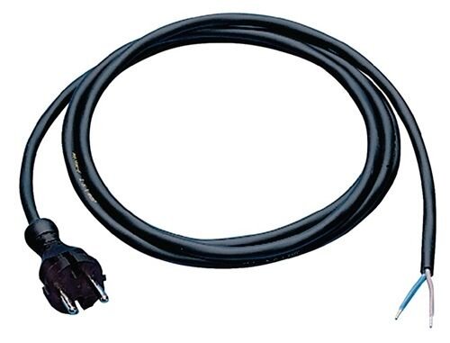 Aansluitsnoer H05RN-F 2 x 1,0 mm² met contourstekker 5 meter