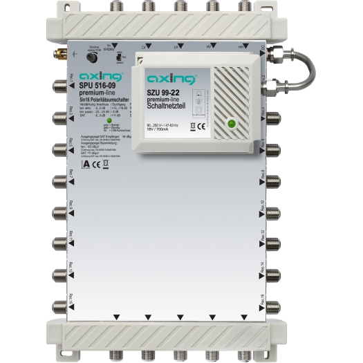 Passieve 5 in X cascade-unit voor uitbreiding van multischakelaar SPU 5518-09