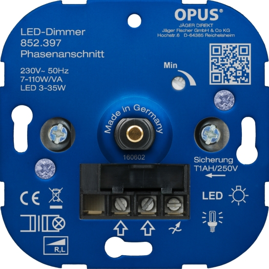 OPUS dimmer voor LED lampen 7 - 110VA / LED 3-35W