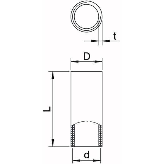 Aluminium verbindingsbus met schroefdraad M20x1,5, aluminium