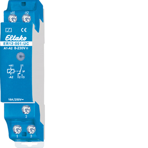 ELTAKO schakelrelais 1 W, potentiaal vrij, UC