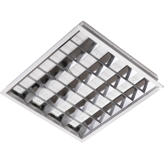 Inlegarmatuur "Marvin" met aluminium rooster VVG 622 x 622 x 92 mm