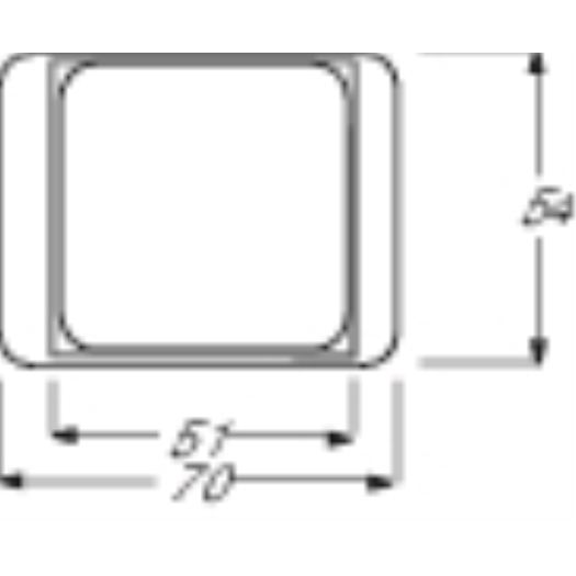 cpl verloop 50 x 50mm a-albast/studiowit