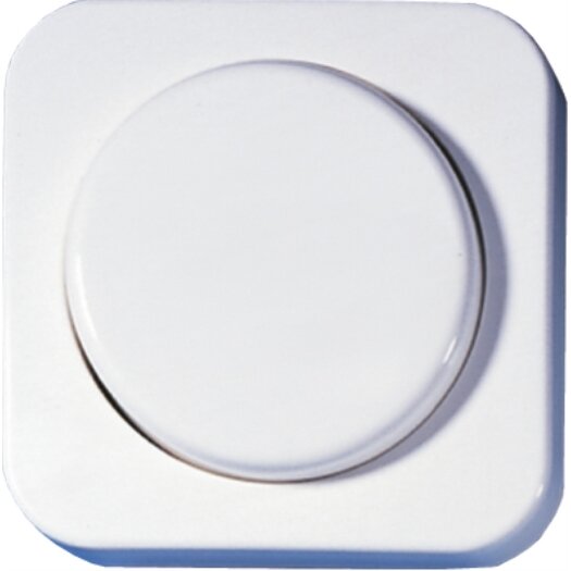 OPUS 1 afdekking voor draaidimmer en potentiometer alpinewit