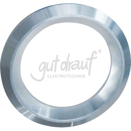 clipring schuin voor inbouwspot DESIGN-CLIP chroom