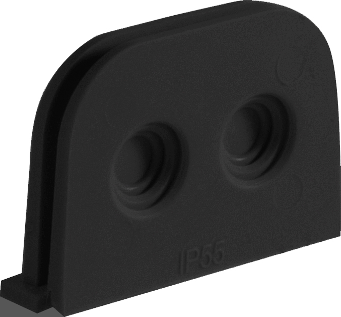 OPUS-Res-Einführungstülle IP552-fach, reinweiß