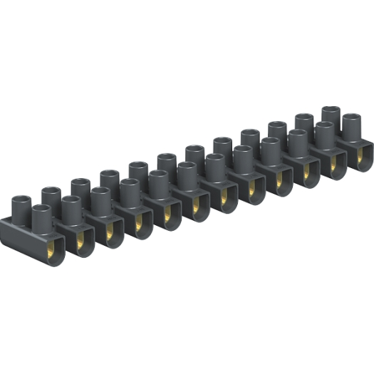 Aansluitblok 10,0mm², PP, zwart