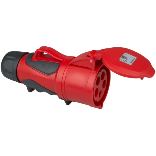 PCE CEE contrastekker GRIP IP 54, 5-polig, 400 V, 6 h 32 A met schroefklemmen