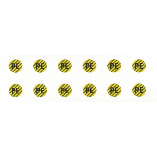 Kabelsignalering kabelbeschermingsbuis (PE), groen/geel