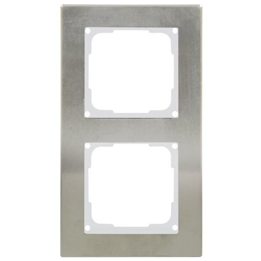 OPUS 55 Fusion edelstalen afdekraam 2-voudig wit
