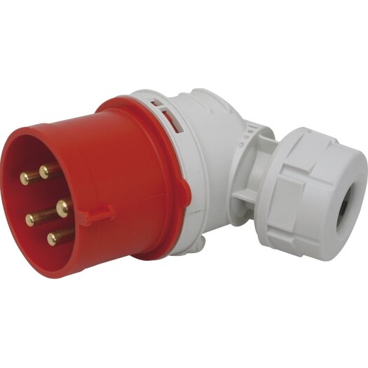 SIROX haakse CEE-stekker  16 A, 5-polig, 400 V, 6 h, IP 44
