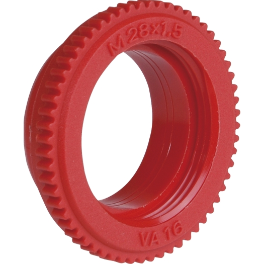 Ventieladapter (VA) voor thermische standaandrijving VA 16, M28x1,5 - rood