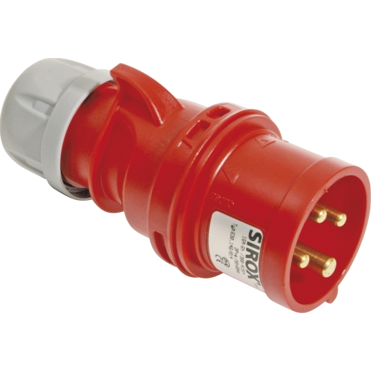 SIROX CEE stekker 16A, 4P, 400 V, 6 h,  IP 44 (4-polig)