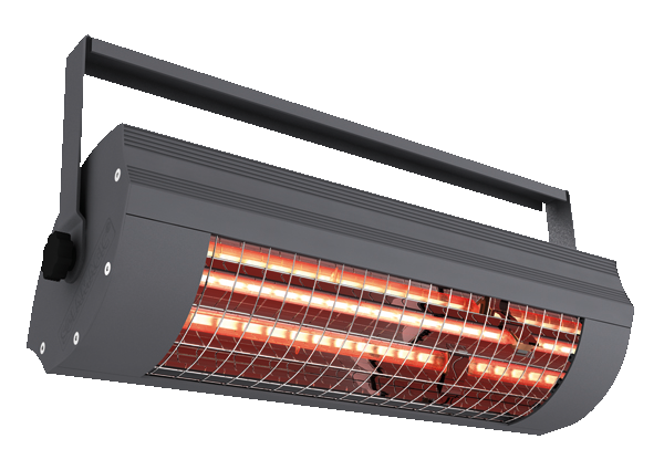 SOLAMAGIC infraroodstraler, 2 kW, nano-antraciet