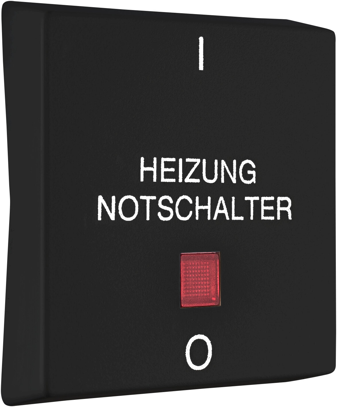 OPUS RESIST bedieningselementen verwarming noodstopschakelaar "l-0" zwart