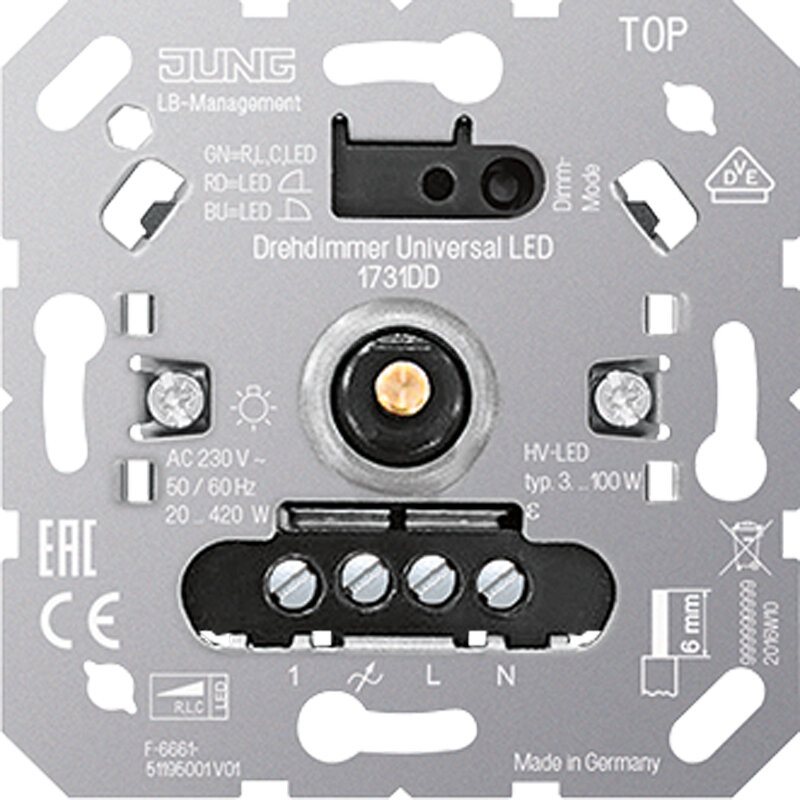 Jung universele LED dimmer (1731DD)